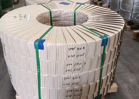 سعر جيد رقيقة شريط الفولاذ المقاوم للصدأ احباط 0.01 مم - 0.05 مم سماكة الانترنت